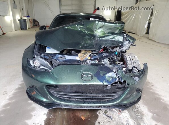 JM1NDAL79R0607889 2024 MAZDA MX-5 Зеленый Вид спереди