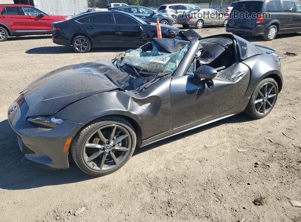 JM1NDAM70H0102336 2017 MAZDA MX-5 Черный Передняя левая четверть