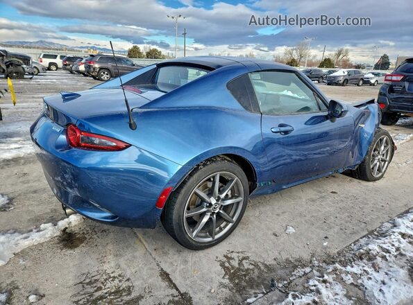 JM1NDAM71J0206162 2018 MAZDA MX-5 Синий Задняя правая четверть