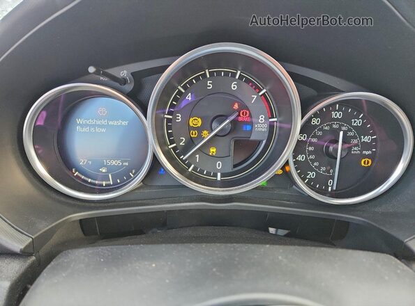 JM1NDAM71J0206162 2018 MAZDA MX-5 Синий Вид щитка приборов