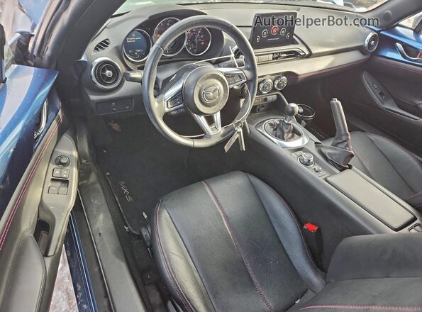 JM1NDAM71J0206162 2018 MAZDA MX-5 Синий Вид панели приборов