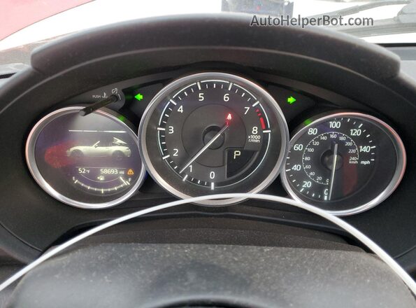 JM1NDAM71K0304853 2019 MAZDA MX-5 Red ხელსაწყოთა პანელის ხედი