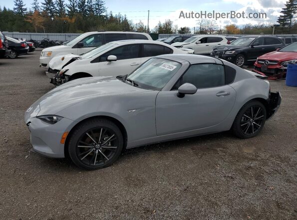 JM1NDAM71S0655858 2025 MAZDA MX-5 Silver წინა მარცხენა ხედი სამი მეოთხედიდან