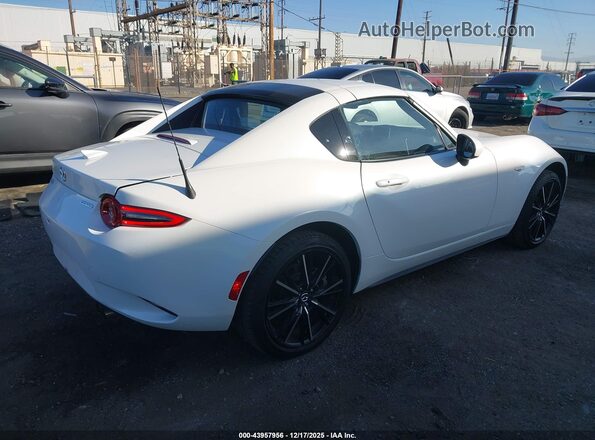 JM1NDAM72R0606047 2024 MAZDA MX-5 MIATA RF Белый Задняя правая четверть