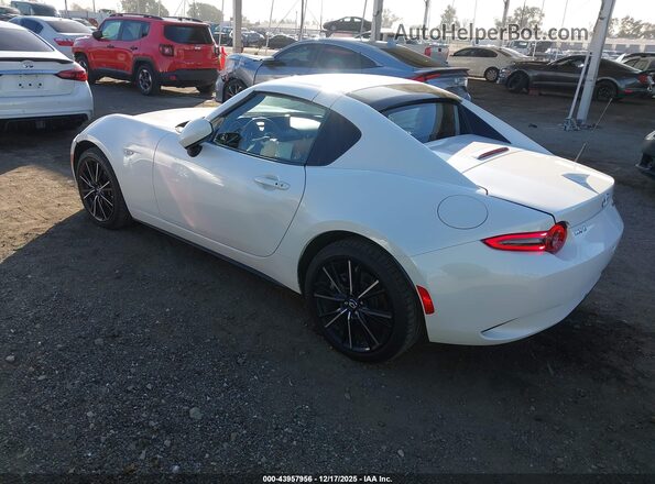 JM1NDAM72R0606047 2024 MAZDA MX-5 MIATA RF Белый Задняя левая четверть