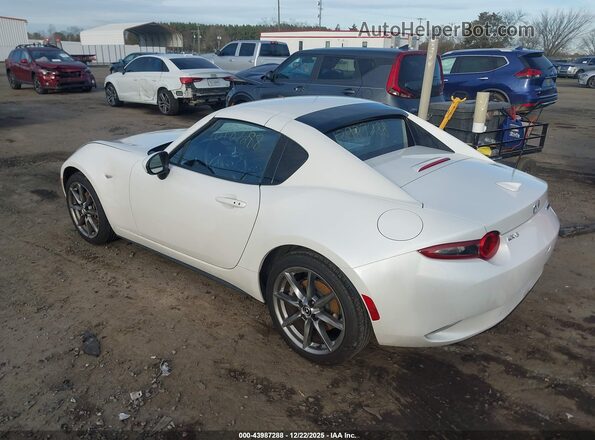 JM1NDAM73M0456281 2021 MAZDA MX-5 MIATA RF Белый Задняя левая четверть