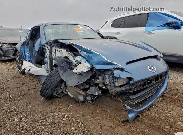 JM1NDAM74L0411770 2020 MAZDA MX-5 Синий Передняя правая четверть
