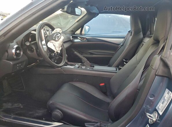 JM1NDAM75H0107371 2017 MAZDA MX-5 Синий Вид салона спереди