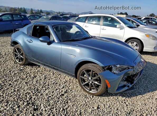 JM1NDAM75H0107371 2017 MAZDA MX-5 Синий Передняя правая четверть
