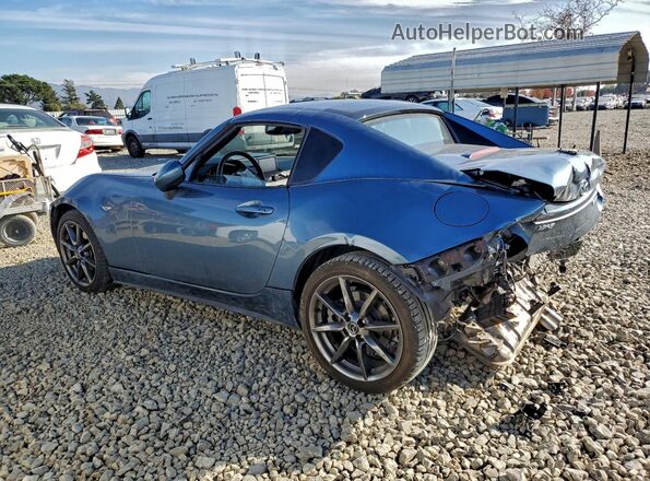 JM1NDAM75H0107371 2017 MAZDA MX-5 Синий Задняя левая четверть