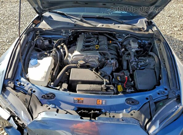 JM1NDAM75H0107371 2017 MAZDA MX-5 Синий Вид задней части салона