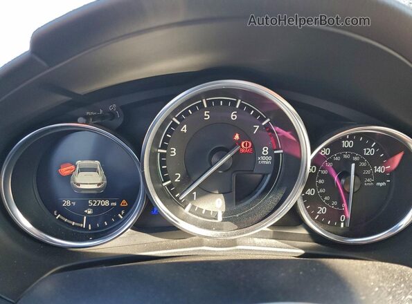 JM1NDAM75L0415021 2020 MAZDA MX-5 Gray Widok zestawu wskaźników