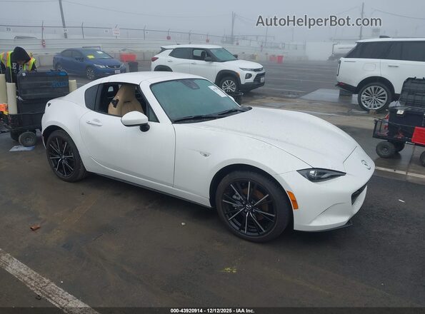 JM1NDAM75R0605684 2024 MAZDA MX-5 MIATA RF White Delantero derecho