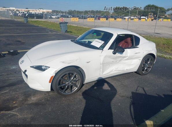 JM1NDAM77J0202925 2018 MAZDA MX-5 MIATA RF White Przód lewy