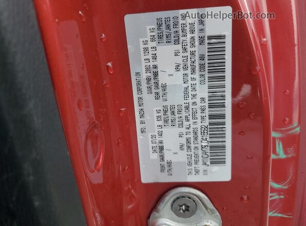 JM1NDAM79L0416592 2020 MAZDA MX-5 Красный Вид подкапотного пространства