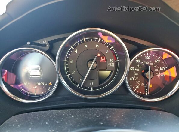 JM1NDAM79M0457595 2021 MAZDA MX-5 Red ხელსაწყოთა პანელის ხედი