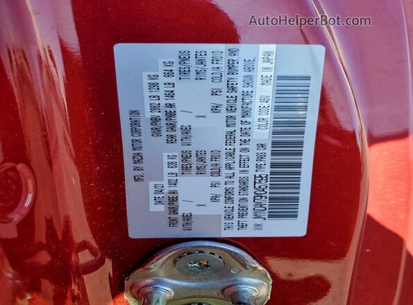JM1NDAM79M0457595 2021 MAZDA MX-5 Red ძრავის განყოფილების ხედი