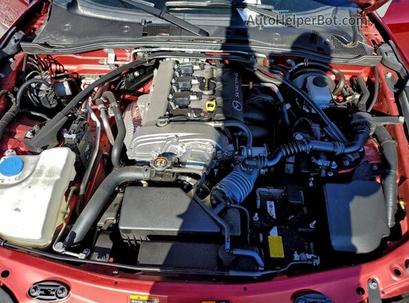 JM1NDAM79M0457595 2021 MAZDA MX-5 Red უკანა სალონის ხედი