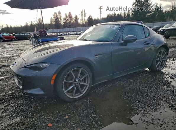 JM1NDAM7XP0554860 2023 MAZDA MX-5 Gray Առջևի ձախ երեք քառորդ տեսարան
