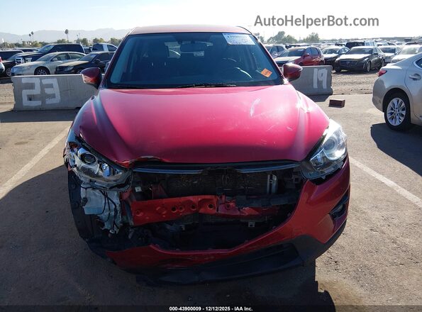 JM3KE2DY3G0823027 2016 MAZDA CX-5 Burgundy Widok wnętrza z tyłu
