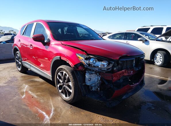 JM3KE2DY3G0823027 2016 MAZDA CX-5 Burgundy Przód prawy