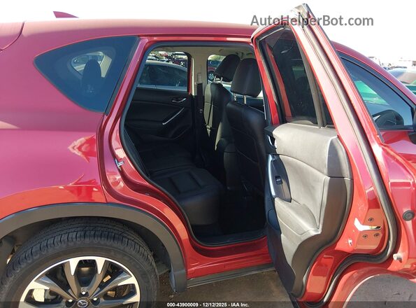 JM3KE2DY3G0823027 2016 MAZDA CX-5 Burgundy Widok naklejki z numerem VIN