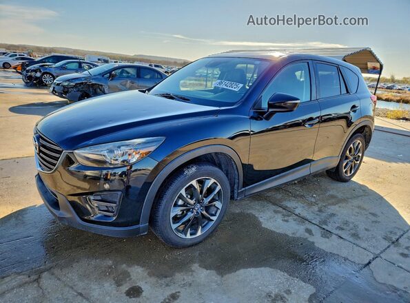JM3KE2DY9G0850832 2016 MAZDA CX-5 Черный Передняя левая четверть