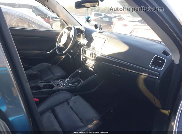 JM3KE4DY3G0837294 2016 MAZDA CX-5 Gray Widok wnętrza z przodu