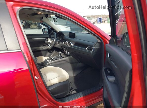 JM3KFABL7H0166717 2017 MAZDA CX-5 Темно-бордовый Вид салона спереди