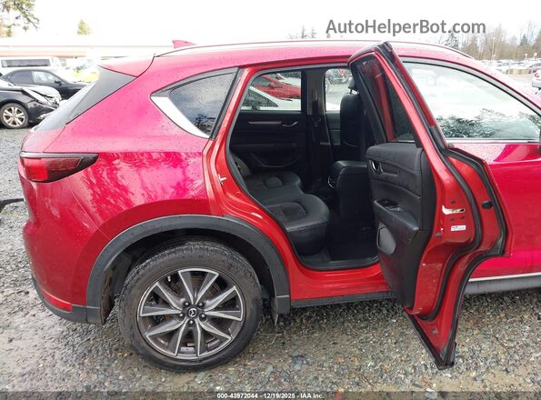 JM3KFACMXJ0438285 2018 MAZDA CX-5 Red Widok naklejki z numerem VIN