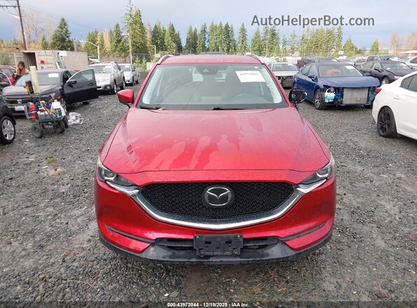 JM3KFACMXJ0438285 2018 MAZDA CX-5 Red Widok wnętrza z tyłu