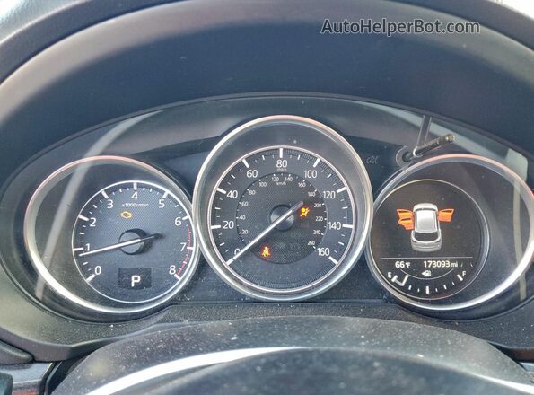 JM3KFADM0J1422430 2018 MAZDA CX-5 White Widok zestawu wskaźników