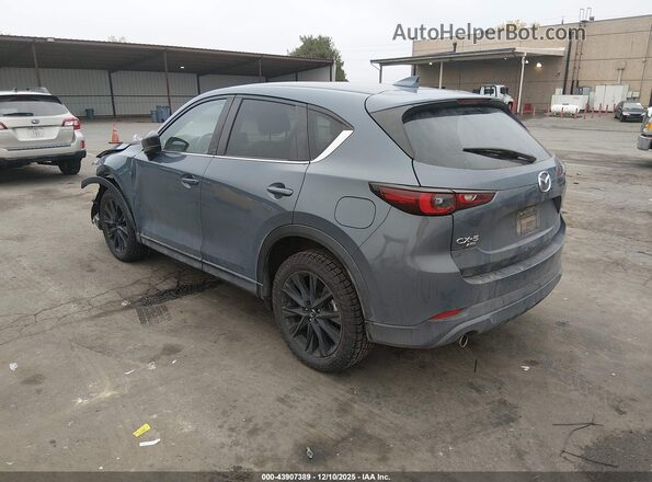 JM3KFBCM2N0642879 2022 MAZDA CX-5 Blue Trasero izquierdo