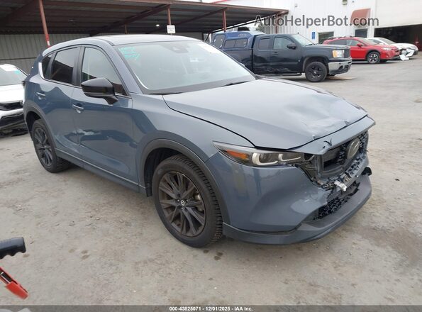 JM3KFBCM8N0561644 2022 MAZDA CX-5 Синий Передняя правая четверть