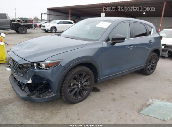 JM3KFBCM8N0561644 2022 MAZDA CX-5 Синий Передняя левая четверть