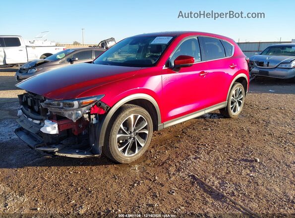 JM3KFBDM1N1631820 2022 MAZDA CX-5 Красный Передняя левая четверть