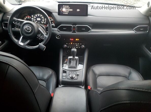 JM3KFBDM2M0414233 2021 MAZDA CX-5 Синий Вид панели приборов