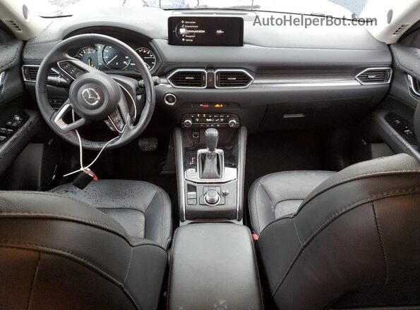 JM3KFBDM4M0467385 2021 MAZDA CX-5 Синий Вид панели приборов