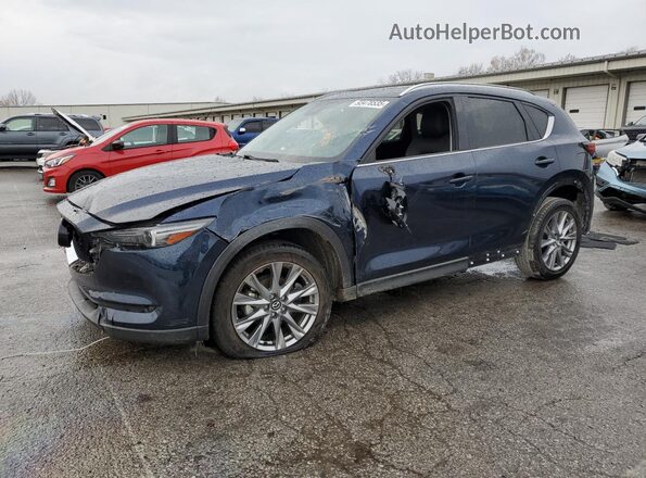 JM3KFBDM4M0467385 2021 MAZDA CX-5 Синий Передняя левая четверть