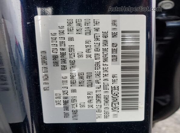 JM3KFBDM4M0467385 2021 MAZDA CX-5 Синий Вид наклейки с VIN-кодом