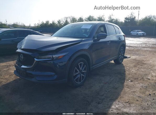 JM3KFBDM6J0341279 2018 MAZDA CX-5 Dark Blue Передняя левая четверть
