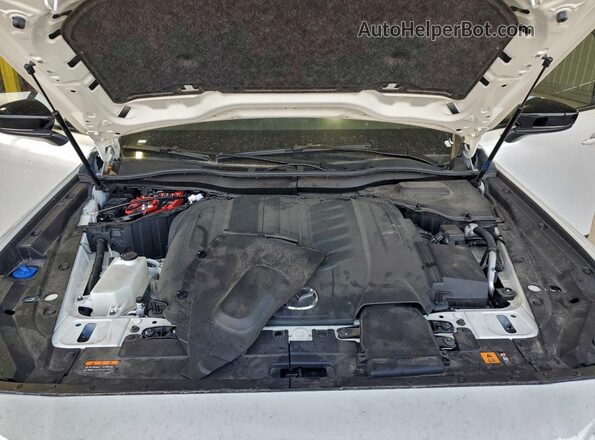 JM3KJBHD8S1115152 2025 MAZDA CX-70 White Vista del compartimento del motor