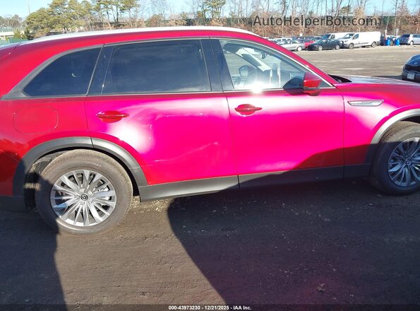 JM3KKBHA3R1164403 2024 MAZDA CX-90 PHEV Красный Вид задней части салона