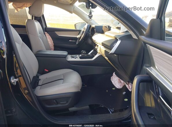 JM3KKBHA6R1185553 2024 MAZDA CX-90 PHEV Black Вид салону спереду