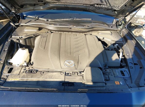 JM3KKBHD3R1167974 2024 MAZDA CX-90 Синий Вид сзади