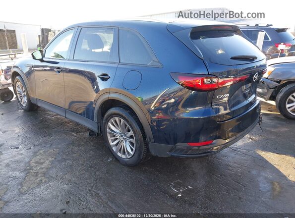JM3KKBHD3R1167974 2024 MAZDA CX-90 Синий Задняя левая четверть