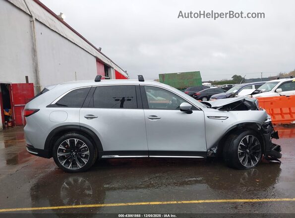 JM3KKDHA0R1108138 2024 MAZDA CX-90 PHEV Серебряный Вид задней части салона