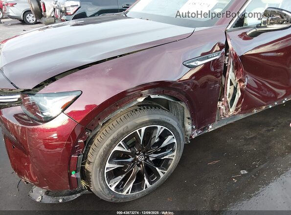 JM3KKEHA0S1195602 2025 MAZDA CX-90 PHEV Бордовый 