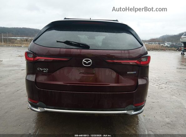 JM3KKEHA6R1123538 2024 MAZDA CX-90 PHEV Бордовый 