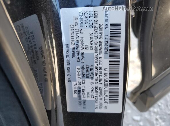JM3TCABY4L0415086 2020 MAZDA CX-9 Gray სალონის 360-გრადუსიანი ხედი
